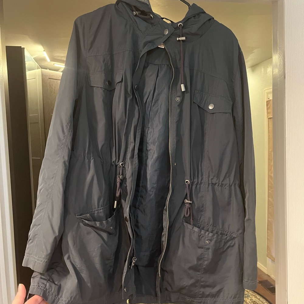 Women's Black Hooded Jacket